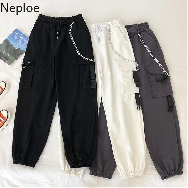 women's pants & capris neploe high waist women spring 2021 casual drawstring lace up pockets trousers korean fashion female 80442, Black;white
women's pants & capris neploe high waist women spring 2021 casual drawstring lace up pockets trousers korean fashion female 80442, Black;white