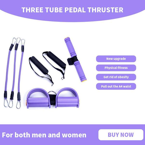 resistance bands adjustable three tube pedal thruster pull ropes for bodybuilding home exercise equipment yoga elastic sports rope
resistance bands adjustable three tube pedal thruster pull ropes for bodybuilding home exercise equipment yoga elastic sports rope