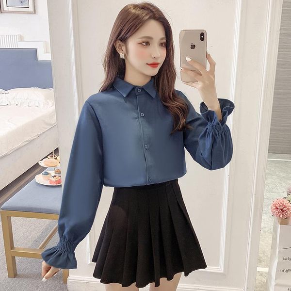 women's blouses & shirts coigarsam vintage full sleeve shirt womens women white blue 8153
women's blouses & shirts coigarsam vintage full sleeve shirt womens women white blue 8153