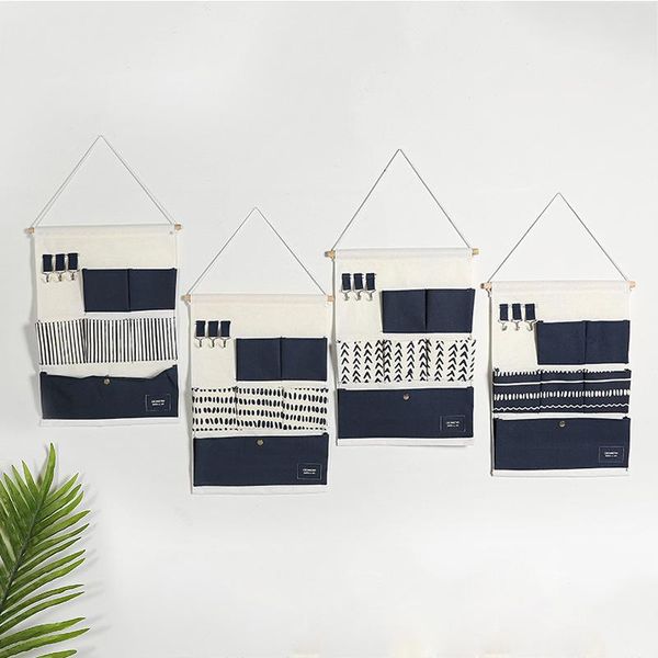 blue 6 pockets wall hanging storage bags cotton linen door organizer waterproof pouch bedroom home decoration boxes & bins
blue 6 pockets wall hanging storage bags cotton linen door organizer waterproof pouch bedroom home decoration boxes & bins