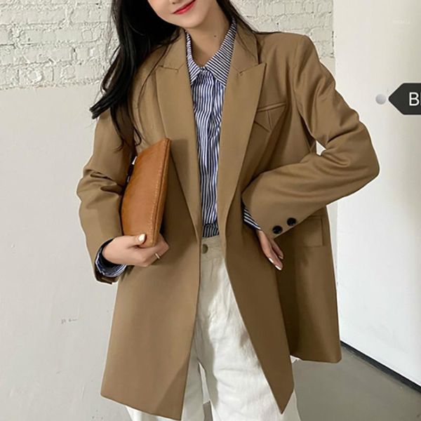 blazers women notched long sleeve single button thin coats loose office lady jackets female korean 2021 autumn women's clothing suits &, White;black
blazers women notched long sleeve single button thin coats loose office lady jackets female korean 2021 autumn women's clothing suits &, White;black