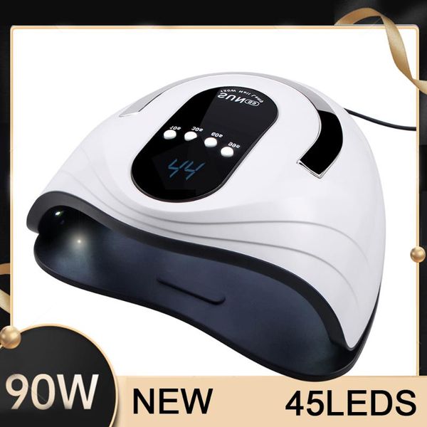 nail dryers 90w upgrade suns9 uv lamp with 45pcs leds 10/30/60/99s timing mode led dryer for curing gel polish motion sensing
nail dryers 90w upgrade suns9 uv lamp with 45pcs leds 10/30/60/99s timing mode led dryer for curing gel polish motion sensing