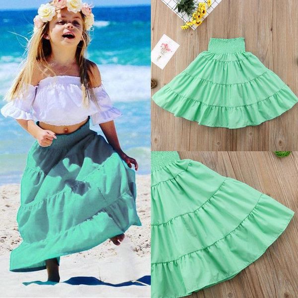 born infant baby girl casual long skirt summer pleated beach maxi skirts, Blue
born infant baby girl casual long skirt summer pleated beach maxi skirts, Blue