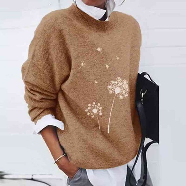 sweaters women vintage dandelion print sweater elegant casual o-neck pullovers ladies fashion long sleeves streetwear sweaters 2s9x 6837, White;black
sweaters women vintage dandelion print sweater elegant casual o-neck pullovers ladies fashion long sleeves streetwear sweaters 2s9x 6837, White;black