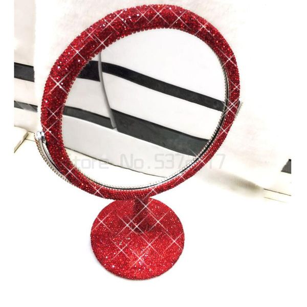 mirrors high-grade handmade diamond makeup mirror creative rotatable girl bling room table decor round
mirrors high-grade handmade diamond makeup mirror creative rotatable girl bling room table decor round