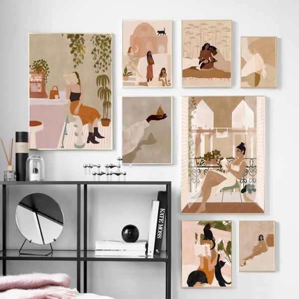 paintings black girl posters and prints modern wall art canvas painting nordic illustration abstract picture for living room decor
paintings black girl posters and prints modern wall art canvas painting nordic illustration abstract picture for living room decor