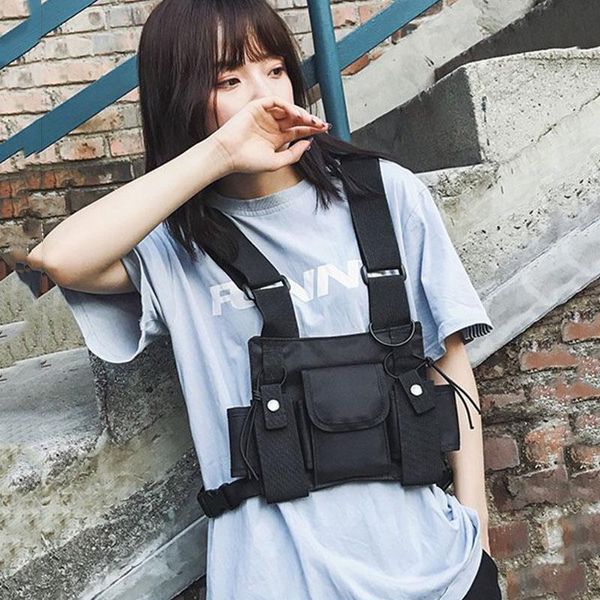 waist bags functional tactical chest bag for woman fashion hip hop vest streetwear pack black rig
waist bags functional tactical chest bag for woman fashion hip hop vest streetwear pack black rig