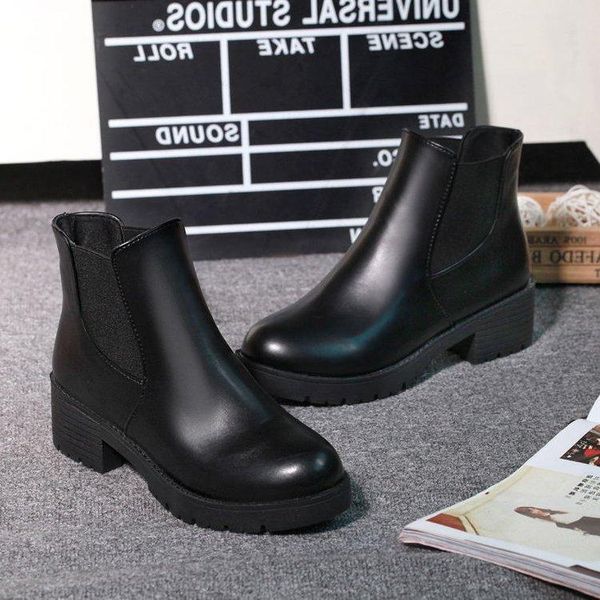 boots women children of autumn british style 2021 winter mid heel thick overshoot short, Black
boots women children of autumn british style 2021 winter mid heel thick overshoot short, Black
