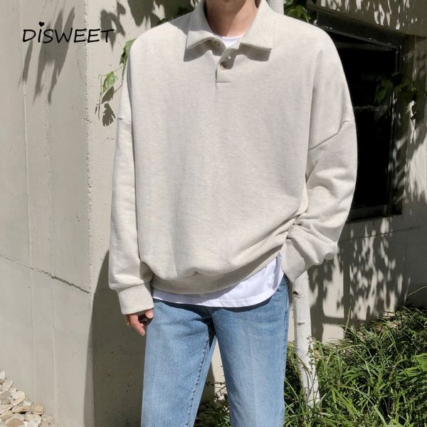 sweatshirts solid hooded korean all-match men's spring sweater simple versatile the man polo collar top, Black
sweatshirts solid hooded korean all-match men's spring sweater simple versatile the man polo collar top, Black