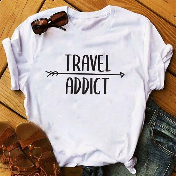 travel camper fashion clothing women holiday print graphic tee, White
travel camper fashion clothing women holiday print graphic tee, White