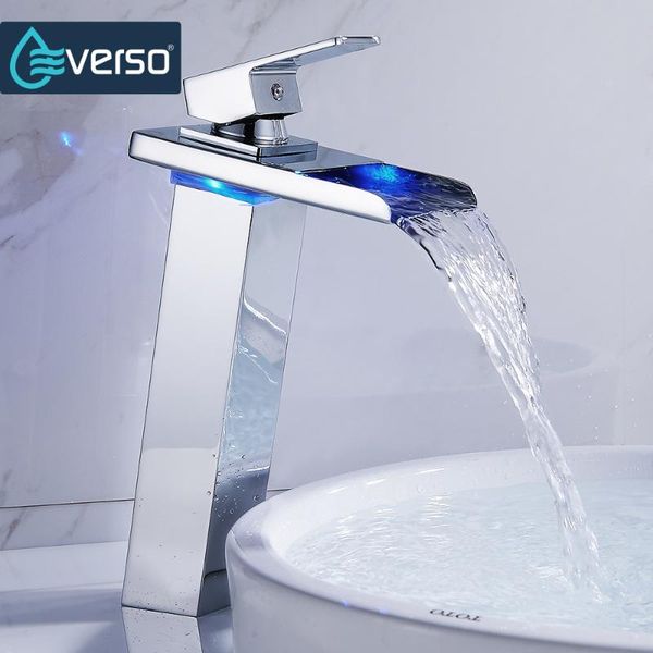 led faucet bathroom brass basin waterfall mixer tap deck mounted sink shower sets
led faucet bathroom brass basin waterfall mixer tap deck mounted sink shower sets