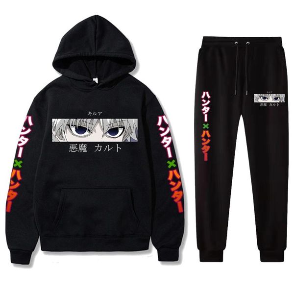 men's hoodies & sweatshirts anime haikyuu hoodie pants men/women killua eyes sweatshirt tracksuits clothes set, Black
men's hoodies & sweatshirts anime haikyuu hoodie pants men/women killua eyes sweatshirt tracksuits clothes set, Black