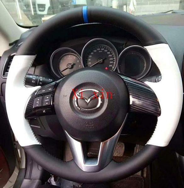 steering wheel covers for 3 onxela cx-4 cx-5 custom leather hand-sewn cover car interior accessories
steering wheel covers for 3 onxela cx-4 cx-5 custom leather hand-sewn cover car interior accessories