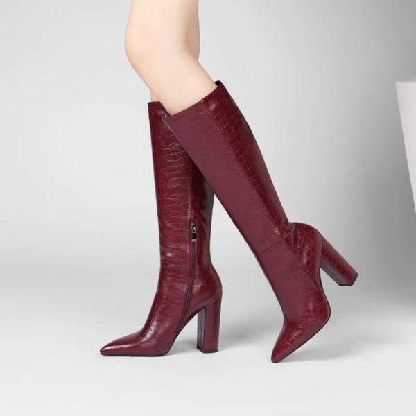 boots women's knee high 2021 autumn winter selling pointed thick heel fashion versatile comfortable tube boot, Black
boots women's knee high 2021 autumn winter selling pointed thick heel fashion versatile comfortable tube boot, Black