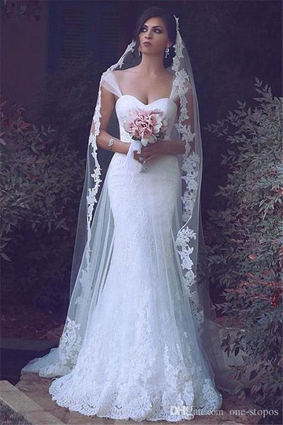elegant mermaid wedding dresses gown spaghetti court train bohemian beach formal plus size bridal gowns custom made, White
elegant mermaid wedding dresses gown spaghetti court train bohemian beach formal plus size bridal gowns custom made, White