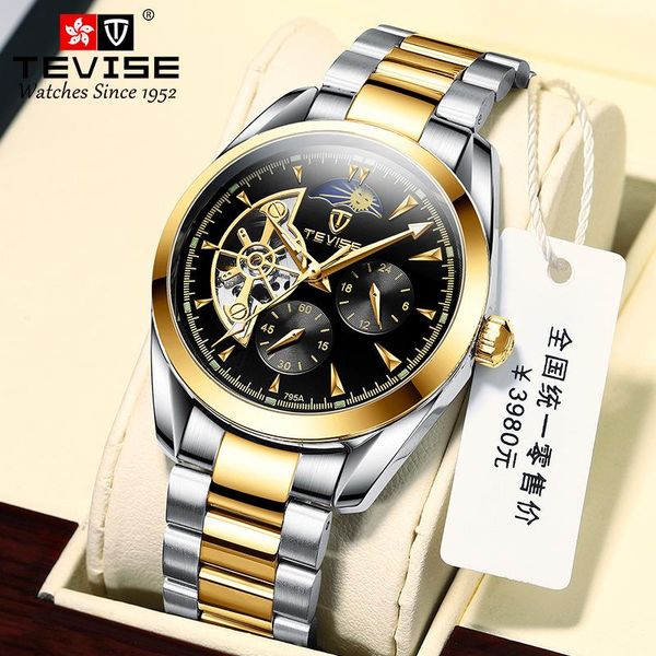 classic men watch fashion luminous gear movement royal design male mechanical wrist wristwatches, Slivery;brown
classic men watch fashion luminous gear movement royal design male mechanical wrist wristwatches, Slivery;brown