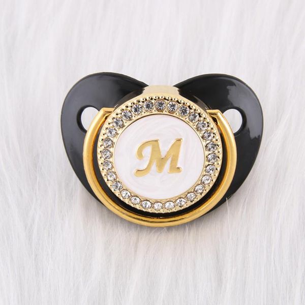 pacifiers# luxury black baby pacifier with rhinestones 0-12 months blingbling infant soother born dummy nipple for shower gift
pacifiers# luxury black baby pacifier with rhinestones 0-12 months blingbling infant soother born dummy nipple for shower gift