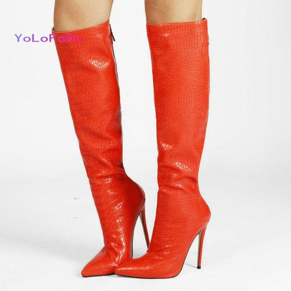 boots beige purple red women knee high faux leather pointed toe thin heel ladies calf short plush fall winter, Black
boots beige purple red women knee high faux leather pointed toe thin heel ladies calf short plush fall winter, Black