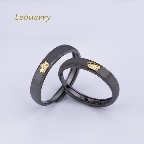 cluster rings leouerry gold crown couple ring 925 sterling silver lovers jewelry gift, Golden;silver
cluster rings leouerry gold crown couple ring 925 sterling silver lovers jewelry gift, Golden;silver