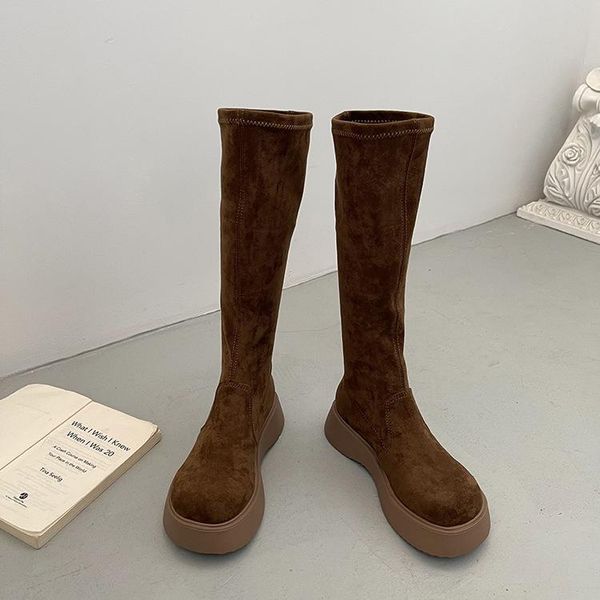 boots shoes fashion woman boots-women winter footwear round toe thigh high heels clogs platform punk autumn 2021, Black
boots shoes fashion woman boots-women winter footwear round toe thigh high heels clogs platform punk autumn 2021, Black