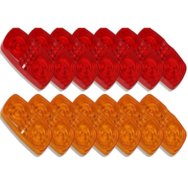 towel led trailer marker bullseye light diodes indicator double bubble surface mount camper (7 red + 7 yellow)
towel led trailer marker bullseye light diodes indicator double bubble surface mount camper (7 red + 7 yellow)