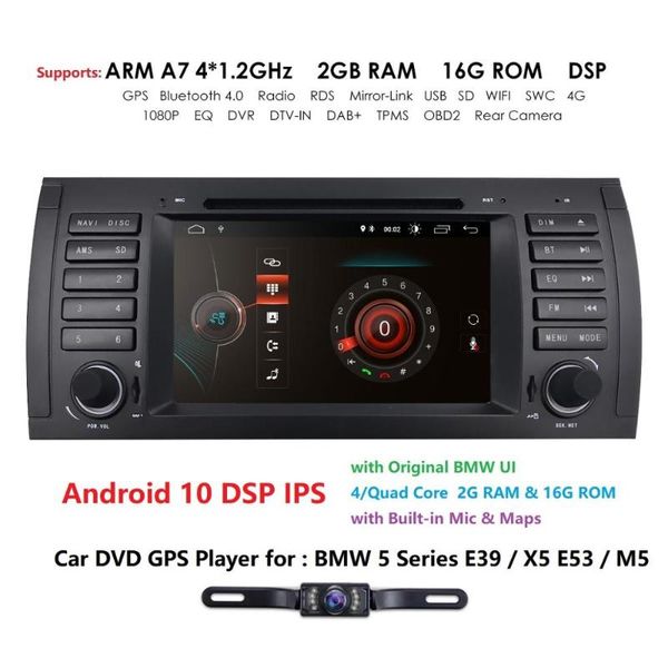 player 7"android 10 quad core gps navigation car dvd for 5 series e39 /x5 e53/m5/7 e38 radio/usb/4g/wifi/camera
player 7"android 10 quad core gps navigation car dvd for 5 series e39 /x5 e53/m5/7 e38 radio/usb/4g/wifi/camera