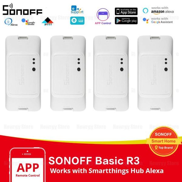 smart home control 1-25pcs sonoff basic r3 -smart wifi switch light timer support app voice remote diy mode works with alexa google
smart home control 1-25pcs sonoff basic r3 -smart wifi switch light timer support app voice remote diy mode works with alexa google