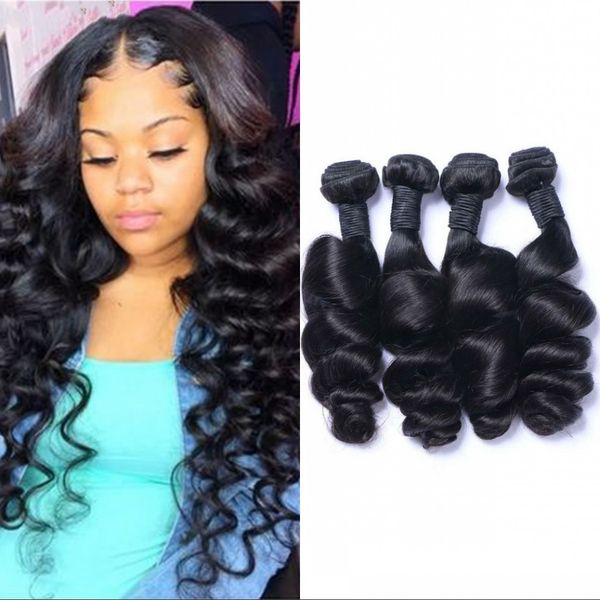 peruvian human hair loose wave bundles extension non remy 3/4 pcs/lot natural black 8-26 inch double weft
peruvian human hair loose wave bundles extension non remy 3/4 pcs/lot natural black 8-26 inch double weft