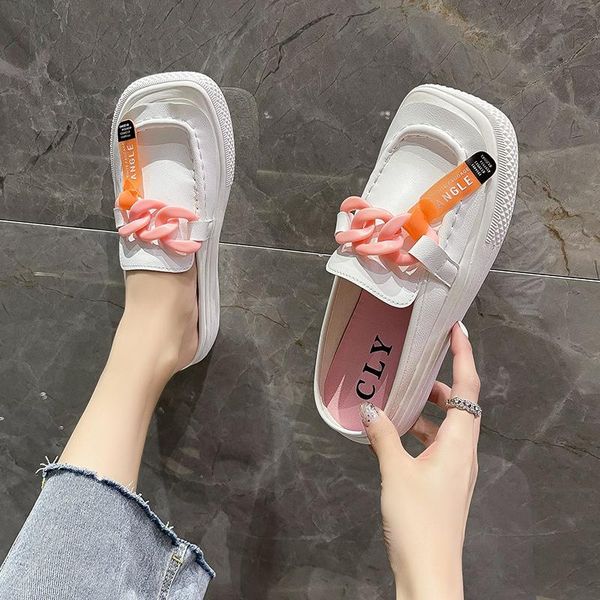 slippers leather baotou half-tow women's shoes color outer wear sandals, lazy mule flat support womens, Black
slippers leather baotou half-tow women's shoes color outer wear sandals, lazy mule flat support womens, Black