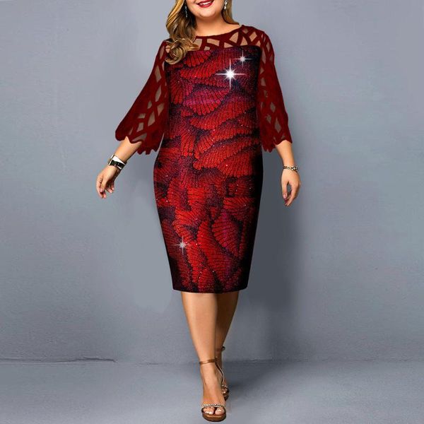 plus size dresses women dress 2021 elegant lace stitching red printed autumn winter ladies christmas evening club outfits 4xl 5xl, Black
plus size dresses women dress 2021 elegant lace stitching red printed autumn winter ladies christmas evening club outfits 4xl 5xl, Black