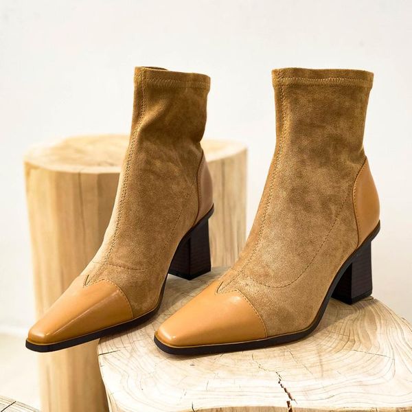 boots deat 2021 spring autumn fashion casual square head thick high heels leather single shoes women short cool sf896, Black
boots deat 2021 spring autumn fashion casual square head thick high heels leather single shoes women short cool sf896, Black