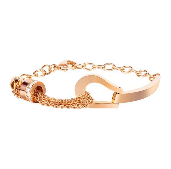 2021 trend versatile hand adornment women's niche design cool wind rose gold titanium steel cylinder inlaid diamond bracelet, Golden;silver
2021 trend versatile hand adornment women's niche design cool wind rose gold titanium steel cylinder inlaid diamond bracelet, Golden;silver