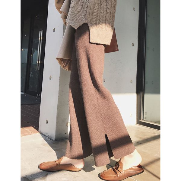 capris more autumn-sized warm trousers high waist loose mesh wide leg baggy side cleft women's pants, Black;white
capris more autumn-sized warm trousers high waist loose mesh wide leg baggy side cleft women's pants, Black;white