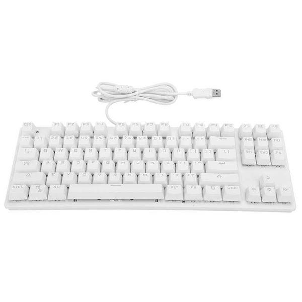 keyboards mechanical keyboard k870 87 keys wired for game office with computer accessory white bluetooth
keyboards mechanical keyboard k870 87 keys wired for game office with computer accessory white bluetooth