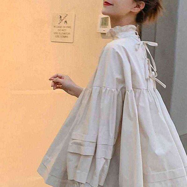 korean style daily elegant buff women shirts bow loose causal summer bohemian high street femme fashion, White
korean style daily elegant buff women shirts bow loose causal summer bohemian high street femme fashion, White