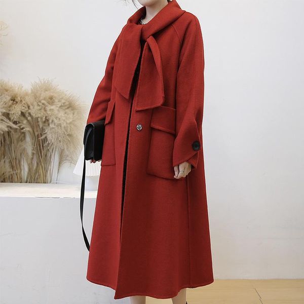 women's wool & blends 2021 autumn double-sided sheep face coat medium and long fashion korean version slim, Black
women's wool & blends 2021 autumn double-sided sheep face coat medium and long fashion korean version slim, Black