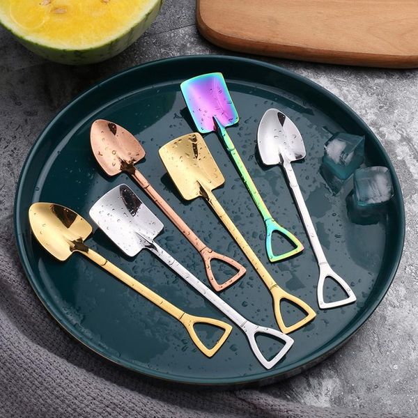 spoons 3 colors stainless steel creative afternoon tea dessert long handle spoon ice cream coffee shovel shape shell teaspoon
spoons 3 colors stainless steel creative afternoon tea dessert long handle spoon ice cream coffee shovel shape shell teaspoon