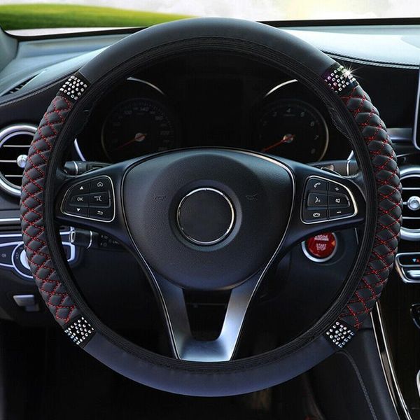 steering wheel covers 37-38cm universal car cover soft pu leather anti-slip embossing car-styling accessories
steering wheel covers 37-38cm universal car cover soft pu leather anti-slip embossing car-styling accessories
