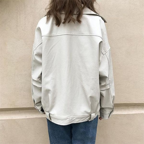 guilantu pu women fashion bright colors beige motorcycle coat short faux leather biker soft jacket female, Black
guilantu pu women fashion bright colors beige motorcycle coat short faux leather biker soft jacket female, Black