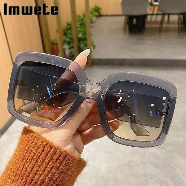 imwete vintage square sunglasses women oversized sun glasses men brand designer fashion outdoor uv400 colored gradient, White;black
imwete vintage square sunglasses women oversized sun glasses men brand designer fashion outdoor uv400 colored gradient, White;black