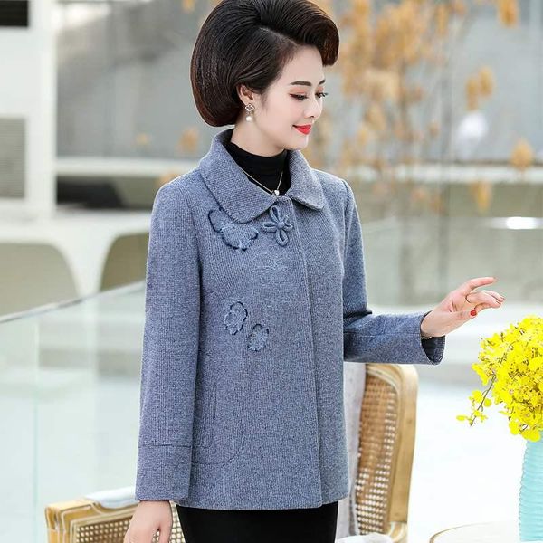 women's jackets middle-aged women clothing spring autumn slim coats turndown collar short outerwear plus size 5xl mother casual, Black;brown
women's jackets middle-aged women clothing spring autumn slim coats turndown collar short outerwear plus size 5xl mother casual, Black;brown