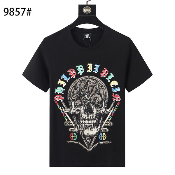 philiiplein men's tees & polos 2021 summer new fashion men's t-shirt luxury round neck short sleeve shirt, White;black
philiiplein men's tees & polos 2021 summer new fashion men's t-shirt luxury round neck short sleeve shirt, White;black