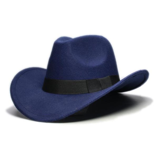 cloches retro parent-child women men /kid wool wide brim cowboy western hat cowgirl bowler cap black bow bowknot ribbon band (57//54cm), Blue;gray
cloches retro parent-child women men /kid wool wide brim cowboy western hat cowgirl bowler cap black bow bowknot ribbon band (57//54cm), Blue;gray