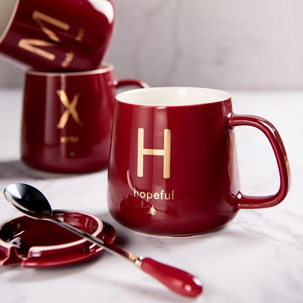 mugs 330ml creative ceramic letter mug with spoon cup personality trend couple milk coffee tea household water
mugs 330ml creative ceramic letter mug with spoon cup personality trend couple milk coffee tea household water