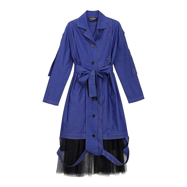casual dresses superaen fashion 2021 autumn turn down collar full denim patchwork mesh french a line women, Black;gray
casual dresses superaen fashion 2021 autumn turn down collar full denim patchwork mesh french a line women, Black;gray