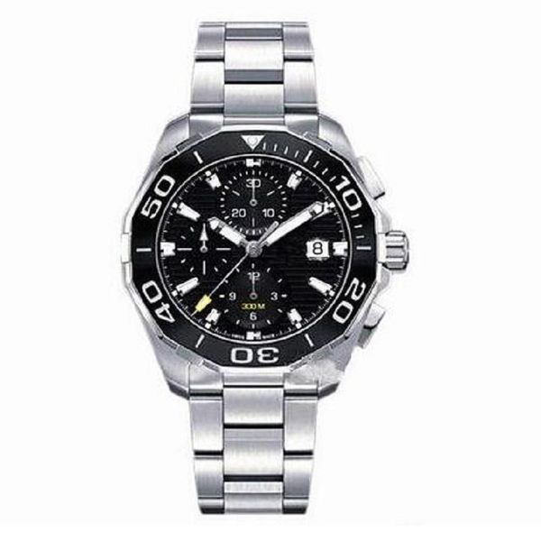 wristwatches mens quartz watch chronograph black dial 316l silver stainless steel sapphire crystal solid strap sports watches, Slivery;brown
wristwatches mens quartz watch chronograph black dial 316l silver stainless steel sapphire crystal solid strap sports watches, Slivery;brown