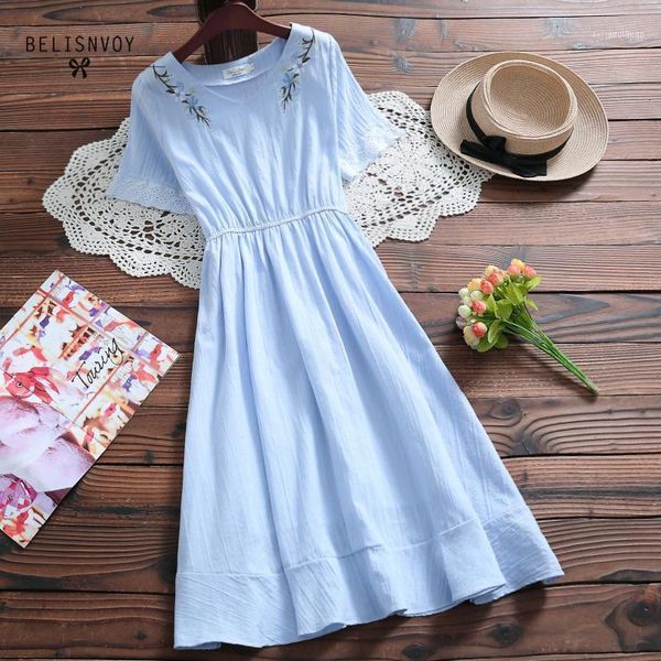 mori girl summer solid women dresses v-neck 100%cotton linen female vestidos short sleeve apricot floral embroidery midi dress1, Black;gray
mori girl summer solid women dresses v-neck 100%cotton linen female vestidos short sleeve apricot floral embroidery midi dress1, Black;gray
