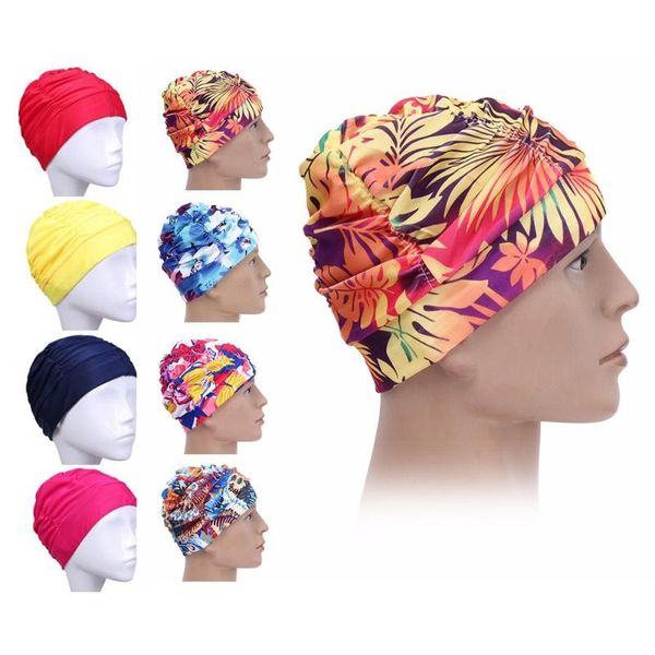 swimming caps 1pc fashion flowers printed cap long hair sports swim pool bathing hat elastic nylon turban men women accessory
swimming caps 1pc fashion flowers printed cap long hair sports swim pool bathing hat elastic nylon turban men women accessory