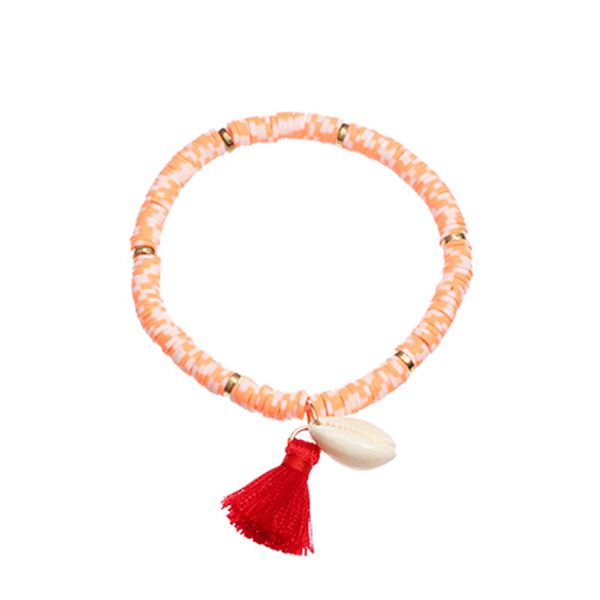 colour soft ceramics children bracelet shell tassels kids charm bracelet jewelry bohemia ethnic style multicolor 3 5nz j2, Red;brown
colour soft ceramics children bracelet shell tassels kids charm bracelet jewelry bohemia ethnic style multicolor 3 5nz j2, Red;brown