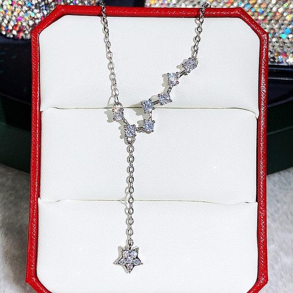 pendant necklaces huitan chic charles's wain shaped necklace crystal cubic zirconia delicate women's accessories wedding party jew, Silver
pendant necklaces huitan chic charles's wain shaped necklace crystal cubic zirconia delicate women's accessories wedding party jew, Silver